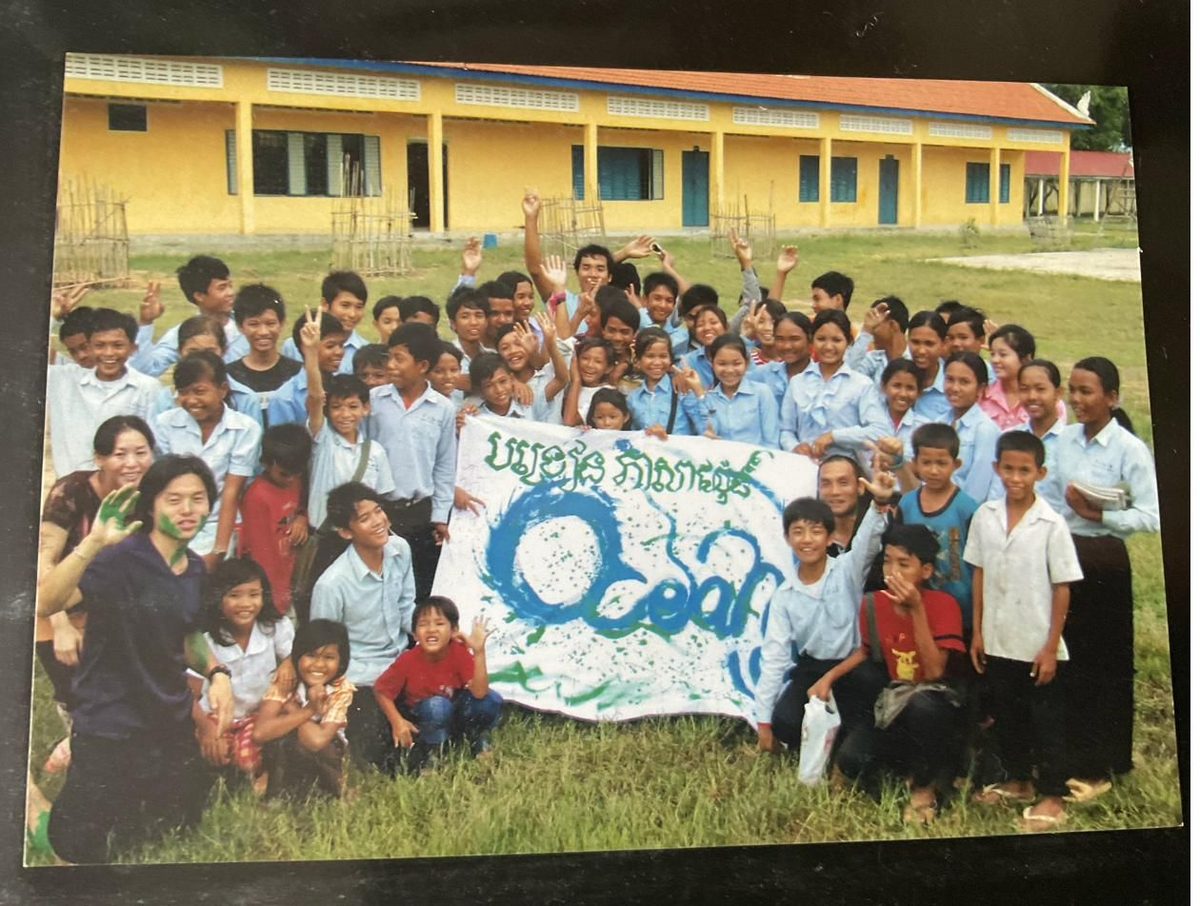 カンボジアでの授業