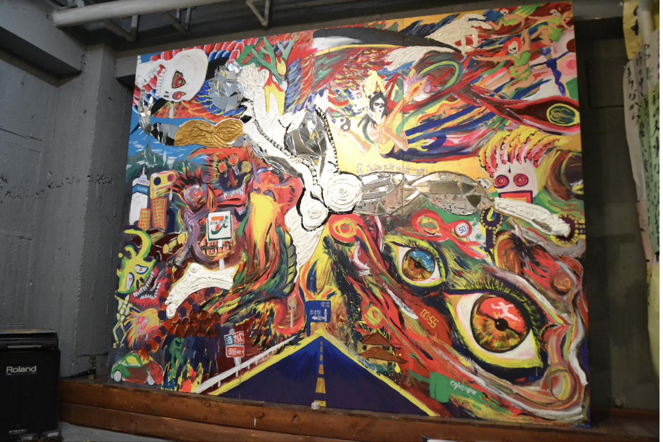 ガラオの宴 大型絵画